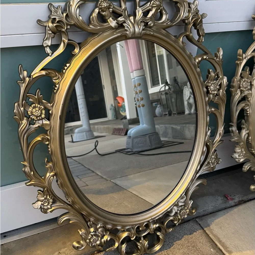 IKEA Ung Drill Mirror Champagne